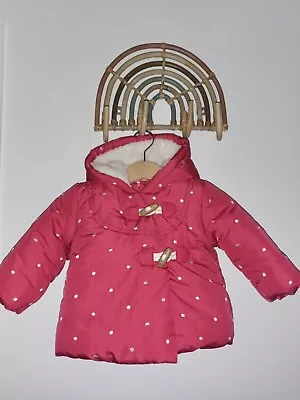 Gorgeous Baby Girls Little RJR John Rocha Designer Padded Coat Jacket 3-6 Months • £6.99