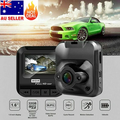 $21.99 • Buy 1080P Dual Lens Car DVR Dash Cam Recorder Front And Rear Camera Video Mini AU