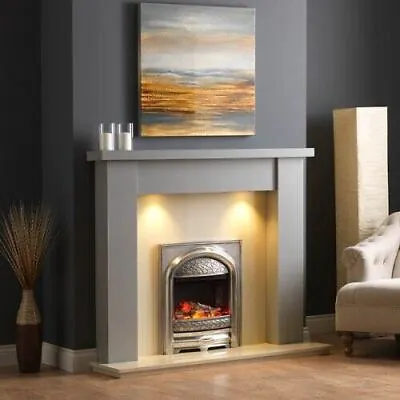 48  / 54  Stenford Painted Fireplace - Grey Or White Class 1/2 Chimney • £499