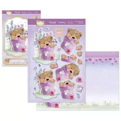 £1.99 • Buy Hunkydory Beary Best Wishes Deco Large Spring Decoupage Card Kit P&P Discount