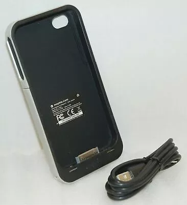 CRACKED Working Mophie Juice Pack Air IPhone 4/4S Battery Power Case BLACK • $4.70