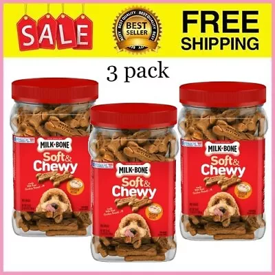 Milk-Bone Soft And Chewy Dog Treats Chicken Recipe With Chicken Breast 25oz. B • $40.23