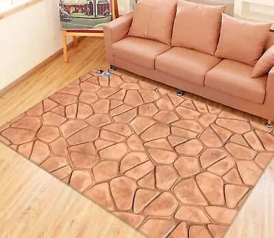 3D Stone Style ZHUA3054 Game Non Slip Rug Mat Photo Carpet Vera 2023 • $32.10