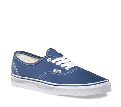 Vans Authentic Canvas Shoes Sneakers Denim Skateboard Sneakers Casual - Navy • $89