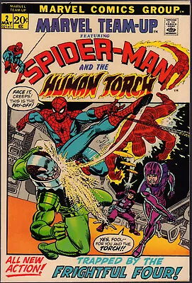 Marvel Team-Up #2 - Spider-Man And The Human Torch (8.0 / 8.5) 1972 • $149.87