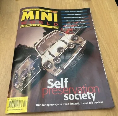 Mini World Magazine - December 1995 - Mini Show Outspan Mini Mini Ice Italian • £4.99