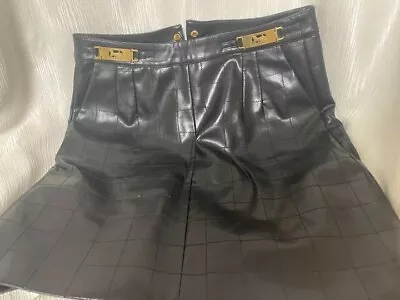 Authentic Celine Vintage Leather Skirt Sheepskin Size M • $2110