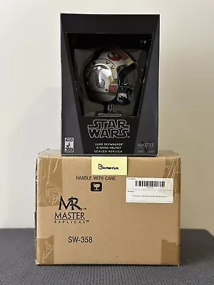 Luke Skywalker X-Wing Pilot Helmet .45 - Master Replicas SW-358 (open Box) • $150