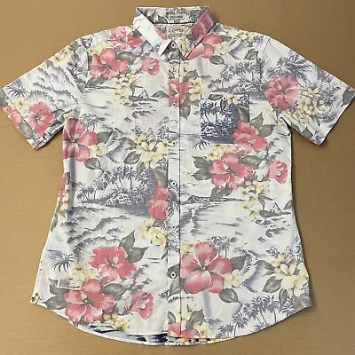 7 Diamonds Shirt Adult Extra Large Flowers Button Down Up Stretch Floral Mens • $29.99