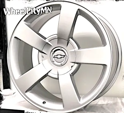 22  Silver OE 5243 Replica Wheels Fits 2004 Chevy Silverado 1500 SS 6x5.5 +30 • $1299.99