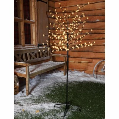 £34.99 • Buy Christmas 150cm Blossom Tree With 150 LED's Rustic Decor Light Up Indoor/Outdoor