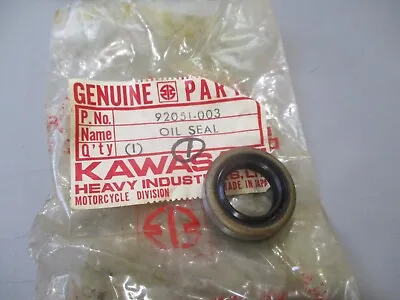 NOS Kawasaki OEM Oil Seal 77-79 KE250 76-82 KE175 79-80 KX80 92051-003 • $12.02