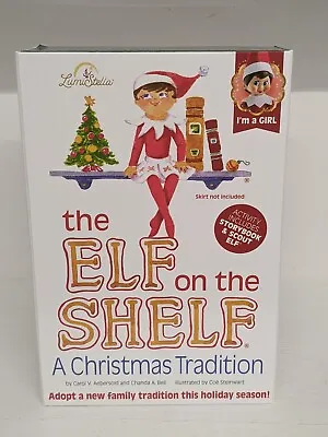 $32.99 • Buy The Elf On The Shelf Girl Light, Red And White A Christmas Tradition Book New