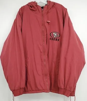Vintage San Francisco 49ers Windbreaker Game Day LARGE- Fast Shipping • $89
