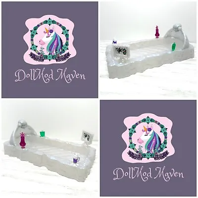 DollMod Maven🦄 Monster High DEAD TIRED Abbey Bed & Replacement Parts Lot Set • $19.99