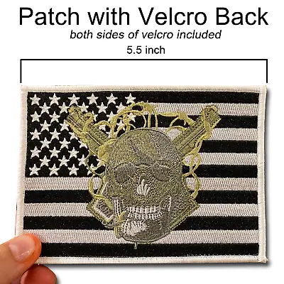 SWAT SRT BORTAC Tactical Police Military Patch American Flag (hook And Loop Back • $9.99