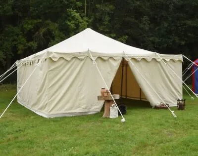 Camping Tent Medieval Square 6X6 M Tent Waterproof Tent Reenactment Larp Event • $1839.99
