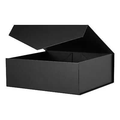 1/2/5 Large Gift Boxes 14x9.5x4.5 Inches Black Gift Boxes With Magnetic Closure • $15.99