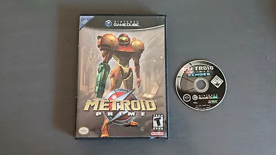 $100 • Buy GameCube Metroid Prime Plus Manuals, Case And Metroid Prime 2: Echos Disc