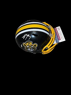 LUTHER BURDEN III MISSOURI TIGERS BLACK SPEED Mini Helmet WR MIZZOU NFL JSA 3 • $149.99
