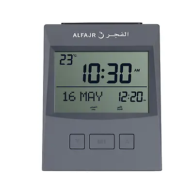 Alfajr Muslim Prayer Digital Azan Athan Table Travel Alram Clock For USA CS-13 • $46.99