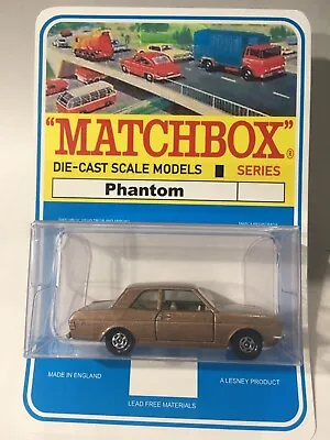 Matchbox Lesney Phantom #25 Custom Ford Cortina Superfast Wheels Blister Pack • $49.95