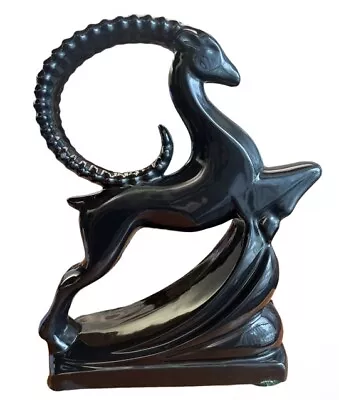 1980s Royal Haeger Antelope Gazelle Ceramic Sculpture 19  Art Deco • $180