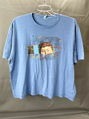 Vtg Pacific Mad TV Magazine T Shirt Mens XXL Blue Multicolor Graphic • $49