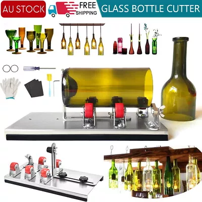 Glass Bottle Cutter Cutting Tool Upgrade Version Square & Round Bottle Cutter AU • $18.85