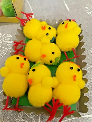 Yellow Coloured Chenille Chicks Easter Decoration • £0.99
