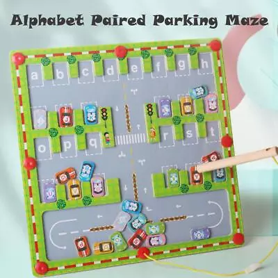 Magnetic Alphabet Maze Board Alphabet Puzzle Fine Motor Toys Alphabet Learning • £15.96