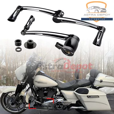 Heel Toe Lever Shifter Peg + Brake Arm Pedal For Harley Touring Road Glide 08-13 • $58.98
