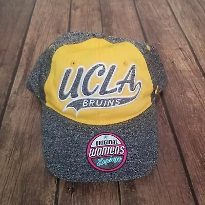 Zephyr Womens Gray Yellow Original Since 1993 UCLA Bruins Adjustable Cap Hat • £3.66