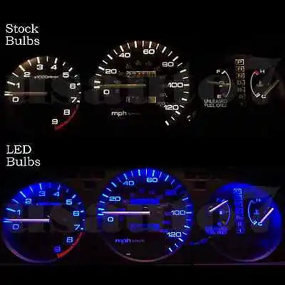 NEW Dash Instrument Cluster Gauge BLUE LEDS LIGHTS KIT Fits 92-95 Honda Civic EG • $11.99