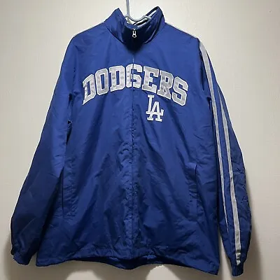 GIII Sports By Carl Banks MLB LA Dodgers Jacket Full Zip Size XL • $42.50