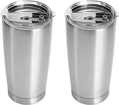 $45.25 • Buy 20Oz Tumbler Cup, Stainless Steel Vaccum Insulated Travel Mug, Double-Wall Feak-