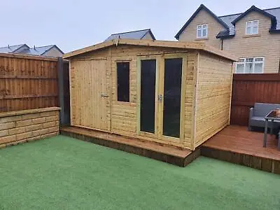 Summer House Shed Summerhouse Workshop Fitted Check Delivery Postcodes Below • £3400