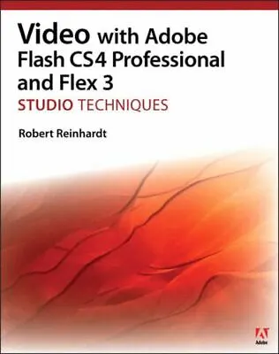 $7 • Buy Video With Adobe Flash CS4 Professional Studio Techniques [With DVD ROM]