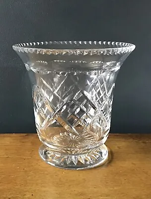£18 • Buy Vintage Cut Glass Crystal Vase