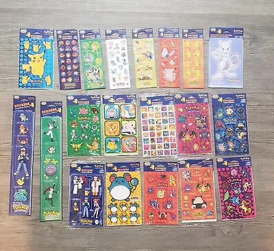 Lot Of 20 Pokemon Sticker Packs New Old Stock 1999 2000 Vintage Variety • $45