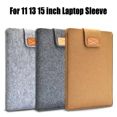 Ultra Thin Portable Laptop Sleeve Case For Macbook Air Pro Retina 11/13/15 Inch • $6.59