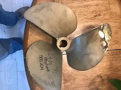 ACME 13 X 9 Brass Propeller • $100