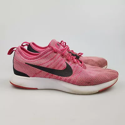 Girl's NIKE 'Dualtone Racer' Sz 5.5Y (W 7) Runners Shoes Pink | 3+ Extra 10% Off • $24.49