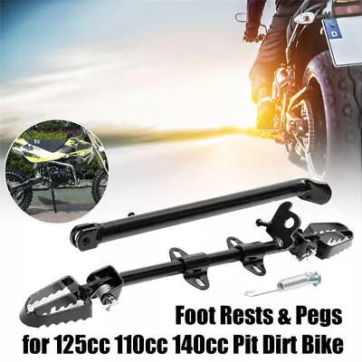 19  Motorcycle Mount Kickstand Side Foot Peg For 110cc 125cc 140cc Pit Dirt Bike • $35.91