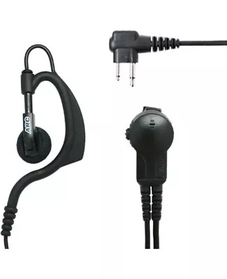 ARC Ear Hook Lapel Microphone For Motorola Radio With 2 Pin Connector • $28