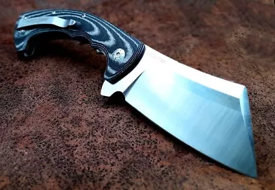 Gil Hibben Folding Cleaver 7Cr17 Stainless Steel Pocket Knife W/Clip GH5109 • $49.73