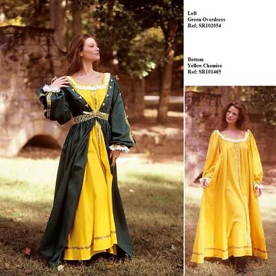 Medieval Celtic. Green Overdress. Ideal For Stage Costume Re-enactment & LARP • £89