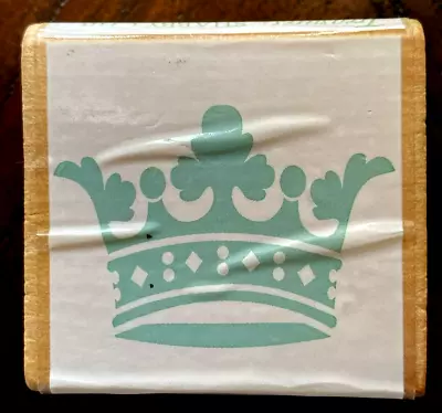 Shabby Chic Regal Royal Crown Princess Queen King Prince Rubber Stamp • $4.50