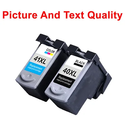 2 Ink For Canon PG40 CL41 Pixma IP1200 IP1800 MP140 MP150 MP160 • £28.39