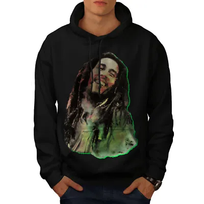 Wellcoda Cannabis Smiles Jamaica Mens Hoodie Rasta Casual Hooded Sweatshirt • £25.99